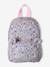 Floral Backpack, Playschool Special, Adorned with Bear Ears, for Girls sage green+soft lilac 