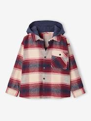 -Hooded shirt for boys