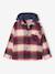 Hooded shirt for boys bordeaux red 