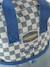 Customisable baby backpack grey blue 