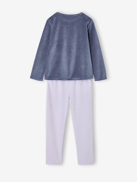 Pack of 2 pyjamas for girls slate blue 