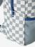 Customisable baby backpack grey blue 