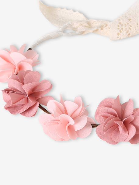 Blush pink flower crown blush 