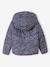 Reversible Lightweight Jacket for Girls anthracite+mauve+pale pink 