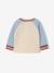 Long-sleeved T-shirt for baby grey blue+vanilla 