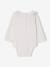Pack of 2 newborn long-sleeved bodysuits with frilled collar pale pink 