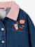 Denim jacket with corduroy collar for girls medium blue 