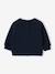 Baby long-sleeved sweatshirt navy blue+ochre 