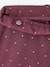 Pack of 2 Leggings Lined in Fleece Knit anthracite+plum 