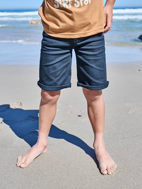 Bermuda shorts with 5 pockets navy blue 