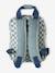 Customisable baby backpack grey blue 