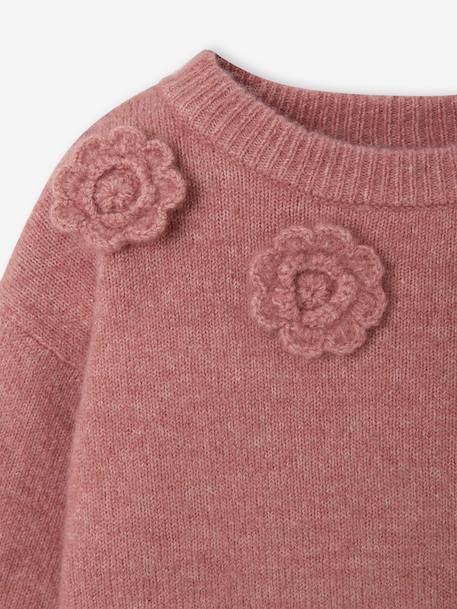 Jumper for baby girls rosy 