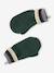 Tricolour Set for Boys: Beanie + Snood + Mittens/Gloves green+night blue 