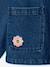 Denim jacket with corduroy collar for girls medium blue 