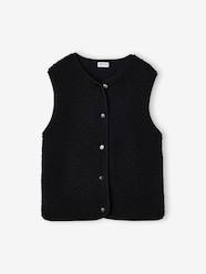 Girls-Sleeveless jacket