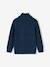 Jumper with Crossover High Neck, for Boys ocean blue 