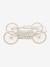 Pram for baby doll black+ecru 