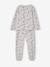 Pack of 2 long pyjamas for girls marl grey 