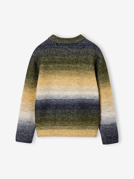 Round-neck jumper for boys ecru 
