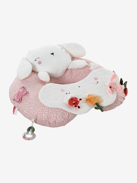 Cushion for Babies, Designed for Discovery ecru+Enchanted Forest+Pink World+red+white 
