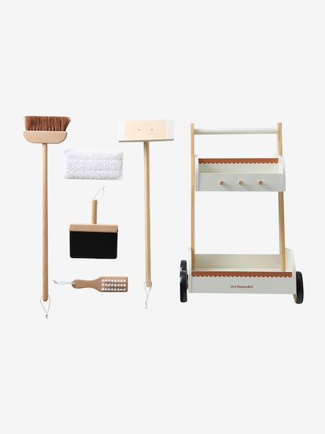 Wooden Cleaning Trolley - Wood FSC® Certified ecru 