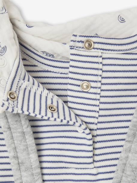 Customisable 3-piece baby set marl grey 