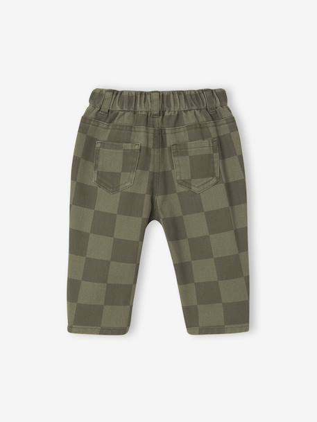 Trousers for baby khaki 