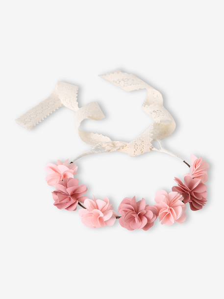 Blush pink flower crown blush 