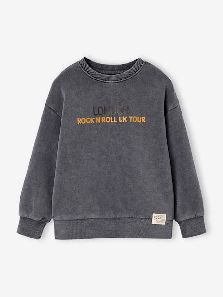 Crewneck sweatshirt for boys slate grey 