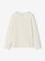 Pack of 3 long-sleeved T-shirts for girls ecru+ink blue+vanilla 