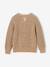 Round-neck jumper for boys marl beige 