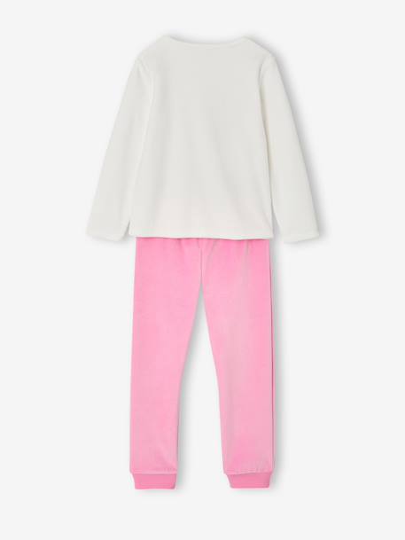 Pack of 2 long pyjamas for girls marl grey 