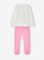 Pack of 2 long pyjamas for girls marl grey 