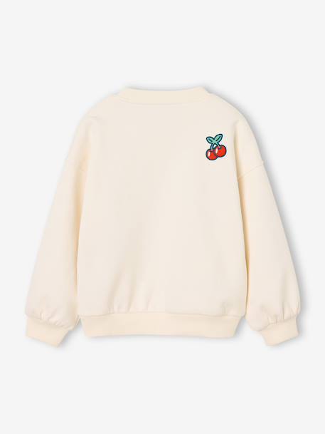 The Sweatshirt for girls ecru 