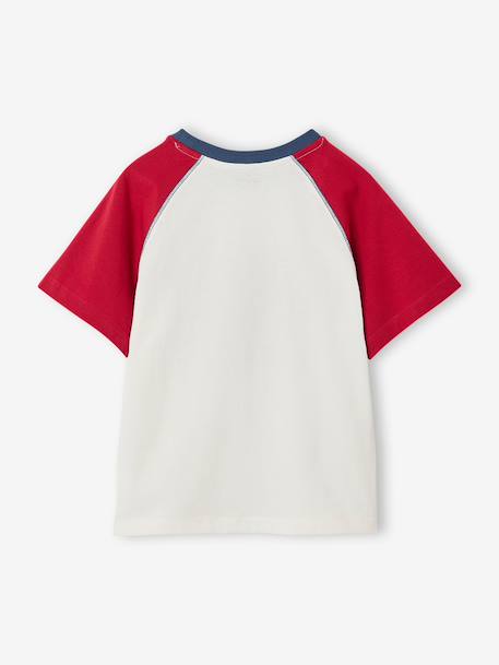 Raglan short-sleeved T-shirt for boys red 