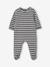 Pack of 2 baby sleepsuits with back opening vanilla 