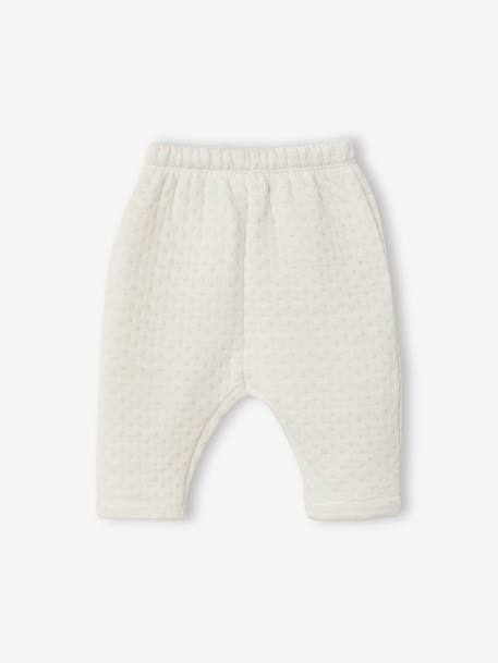 Customisable newborn set for baby ecru 