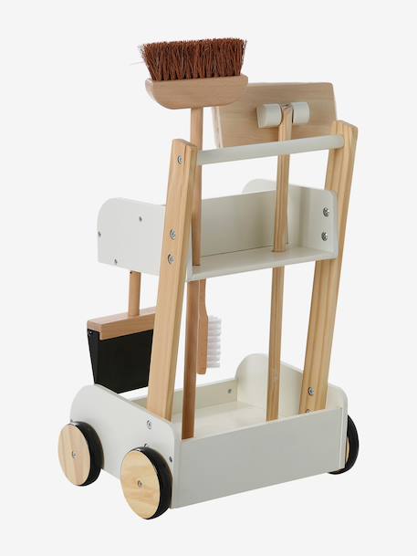 Wooden Cleaning Trolley - Wood FSC® Certified ecru 