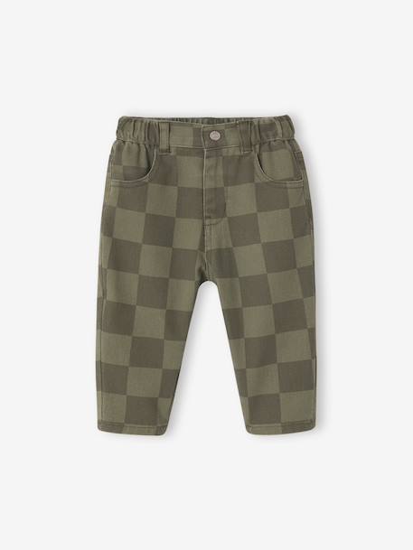 Trousers for baby khaki 