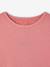 Long-sleeved T-shirt for girls blush+vanilla 