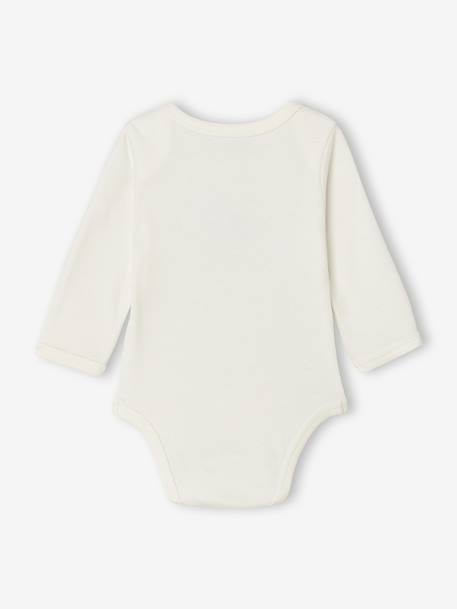 Pack of 3 long-sleeved bodysuits for baby hazel 