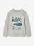 Top with Fun Motif for Boys ecru+marl grey+slate grey 