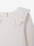 Pack of 2 newborn long-sleeved bodysuits with frilled collar pale pink 