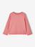 Long-sleeved T-shirt for girls blush+vanilla 