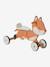 FSC 100% wooden fox ride-on toy orange 