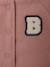 Hooded varsity jacket for baby girls rosy 