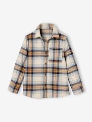 Boys-Chequered Flannel Shirt for Boys
