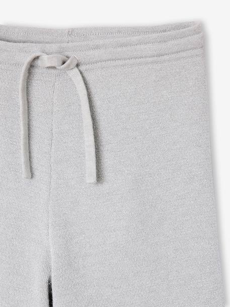 Wide-leg leggings for girls grey 