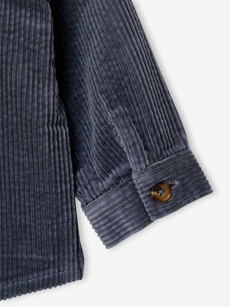 Overshirt for baby grey blue 