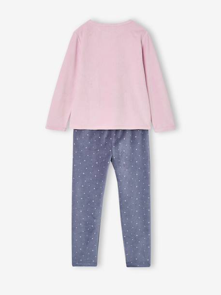 Pack of 2 pyjamas for girls slate blue 